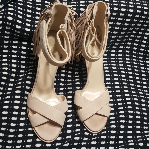 Nine West Hustle Leather Heeled Sandal - Picture 3 of 6